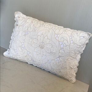 Antique Lace Decorative Pillow Case & Pillow